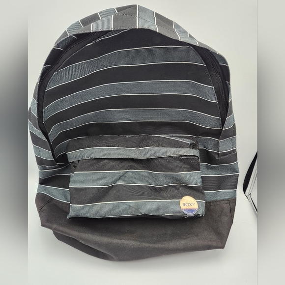Roxy Other - ROXY Sugar Baby Medium Sized Canvas Backpack Bookbag Striped Y2K